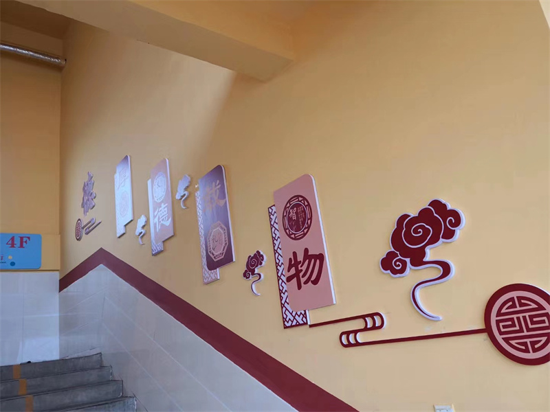 西安寄宿学校走廊环境