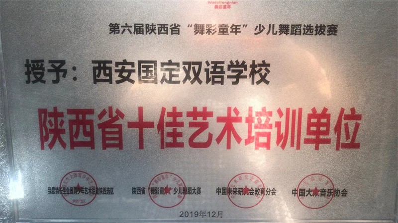 陕西省十佳艺术培训单位